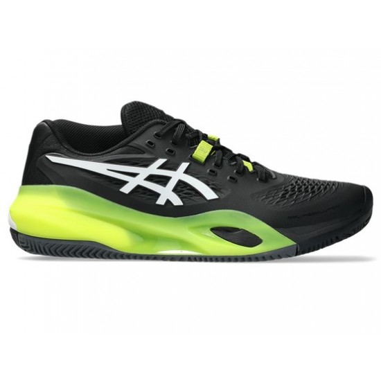 TÊNIS ASICS GEL RESOLUTION X CLAY - BLACK/WHITE